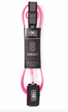 O&E Sunset Leg Rope - 6' -  Multi Colours CLICK HERE