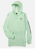 Burton Women's Oak Long Pullover Hoodie - Jewel Green Heather - XS