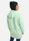 Burton Women's Oak Long Pullover Hoodie - Jewel Green Heather - XS