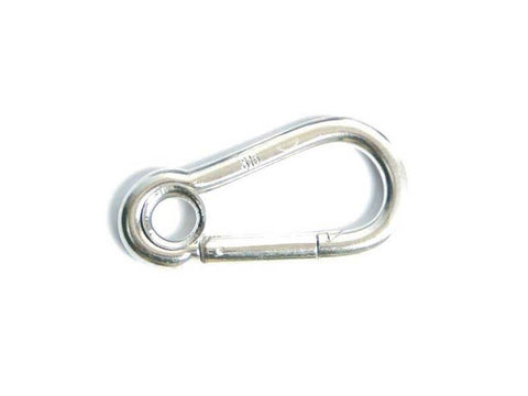 SPRING HOOK SHACKLE - 316 STAINLESS