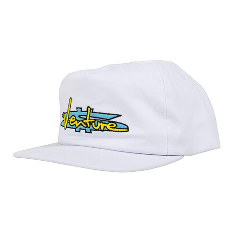 Venture Snapback Hat - White