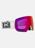 Anon M5 Goggles + Bonus Lens + MFI® Face Mask - Sediment White