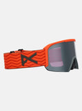Anon Nesa Goggles + Bonus Lens + MFI Face Mask - Fiesta Red