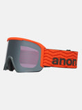 Anon Nesa Goggles + Bonus Lens + MFI Face Mask - Fiesta Red