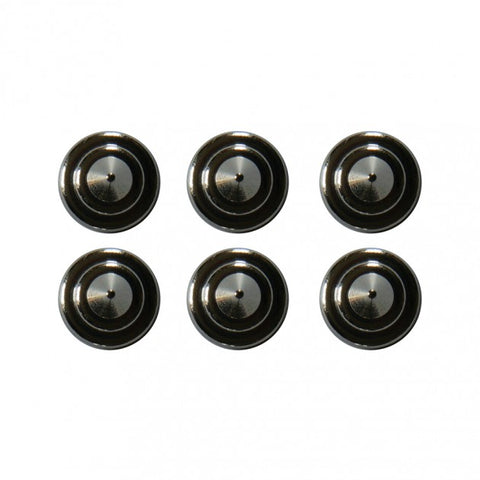 AntiCorp Alloy Studs 6pc - Black Anodised