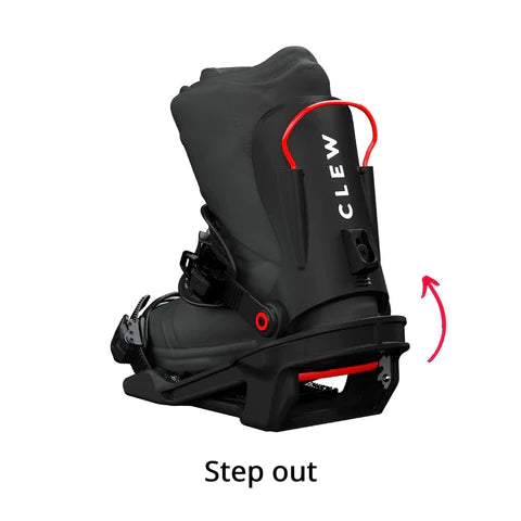 Clew Bindings - Black – Summer Winter Scene Clew Bindings - Black – Summer Winter Scene