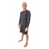 Gyroll Long Sleeve Rash Vest - Black