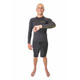 Gyroll Long Sleeve Rash Vest - Black