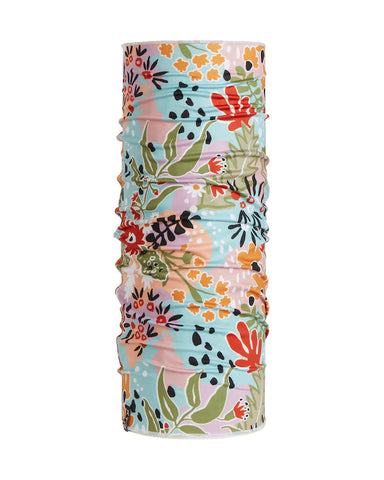 XTM Montage Kids Neck Tube - Turquoise Banksia