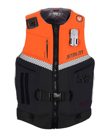 JetPilot Venture Mens Lifejacket - Black Orange