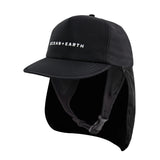 O&E Indo Bingin Strapback Legionnaire Surf Hat - Black