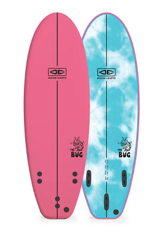 O&E BUG SOFTBOARD 5'2" - Pink