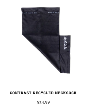 BLAK 2-way Rapid Neck Sock - Black
