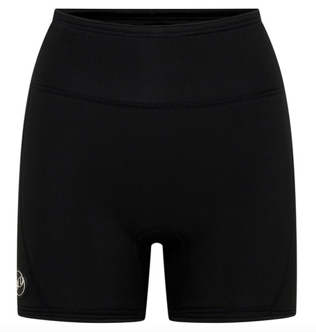 Wing High Waist Spin Shorts - Black