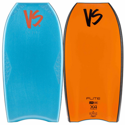 VS BODYBOARDS Flite X4 Mini Quad Concave LiteFlex Polypro Core - 2025 Model