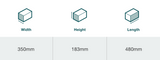 Bike Crate Fold Down Tactics 25L - Black