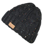 Anticorp Twist Lined Beanie - Black Fleck