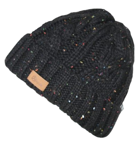 Anticorp Twist Lined Beanie - Black Fleck