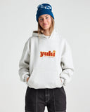 Yuki Threads World Wide Unisex DWR Hoodie - Snow Marle
