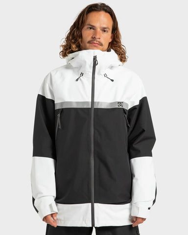 DC Intel 30K Jacket - White Black - Large