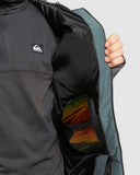Quiksilver Mission Black Jacket - Dark Shadow - Large