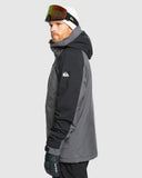 Quiksilver Mission Black Jacket - Dark Shadow - Large