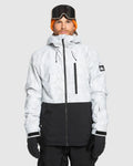 Quiksilver Mission Printed Block Jacket - Birch [PRE ORDER FOR MAY 2025]