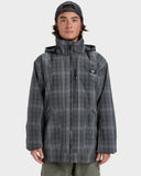 Quiksilver Live Wire - Mercury Check/True Black