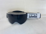 SWS Magnetic Change Goggles - White - Grey w Pink Blue