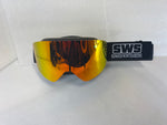 SWS Magnetic Change Goggles - Black Red w Pink Blue