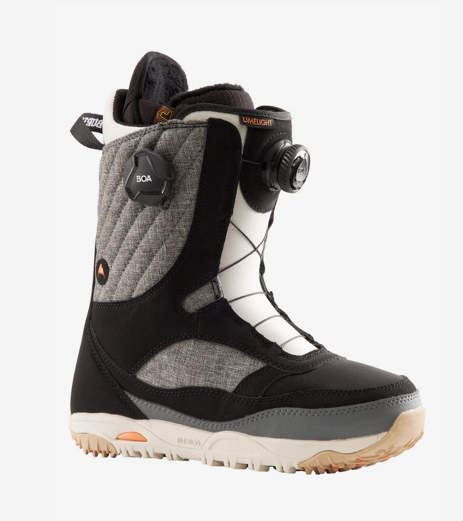burton limelight boa snowboard boots women's 2020 Women's Burton Limelight BOA Snowboard Boots BLACK / SPECKLE – Summer Winter Scene