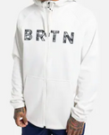 Men's Burton Crown Weatherproof Full-Zip Fleece - Stout White