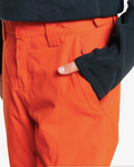 Quicksilver - Boys Estate Snow Pants - Pureed Pumpkin - ORANGE