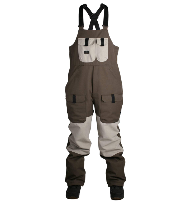 Ride Central Bib n Brace Taupe Stone