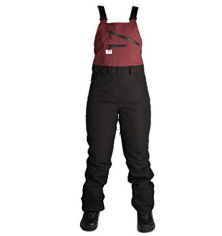 Ride Emerald Bib'n'Brace - Black/Burgundy